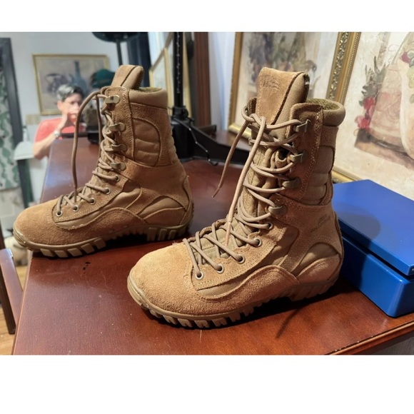 Belleville Coyote Brown Sabre 533 Hot Weather Hybrid Assault Boots Size 4.5 W - Picture 2 of 7